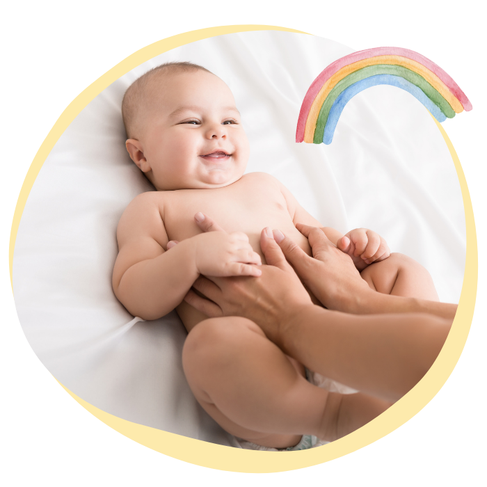 福岡・久留米の助産院まはろのベビーマッサージ