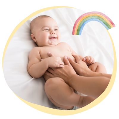 福岡・久留米の助産院まはろのベビーマッサージ