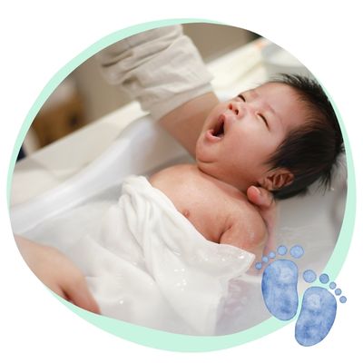 福岡・久留米の助産院まはろの沐浴代行・練習